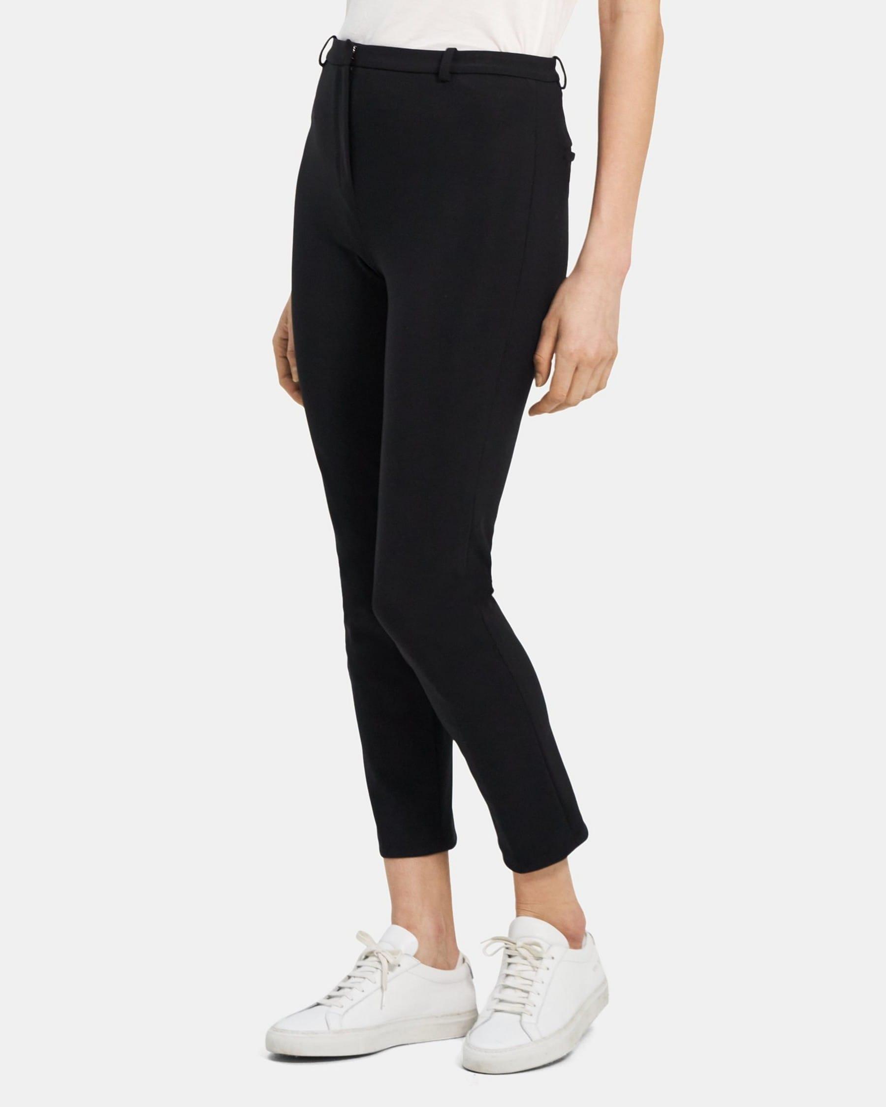 Cropped Slim Pant in Performance Knit Product Image