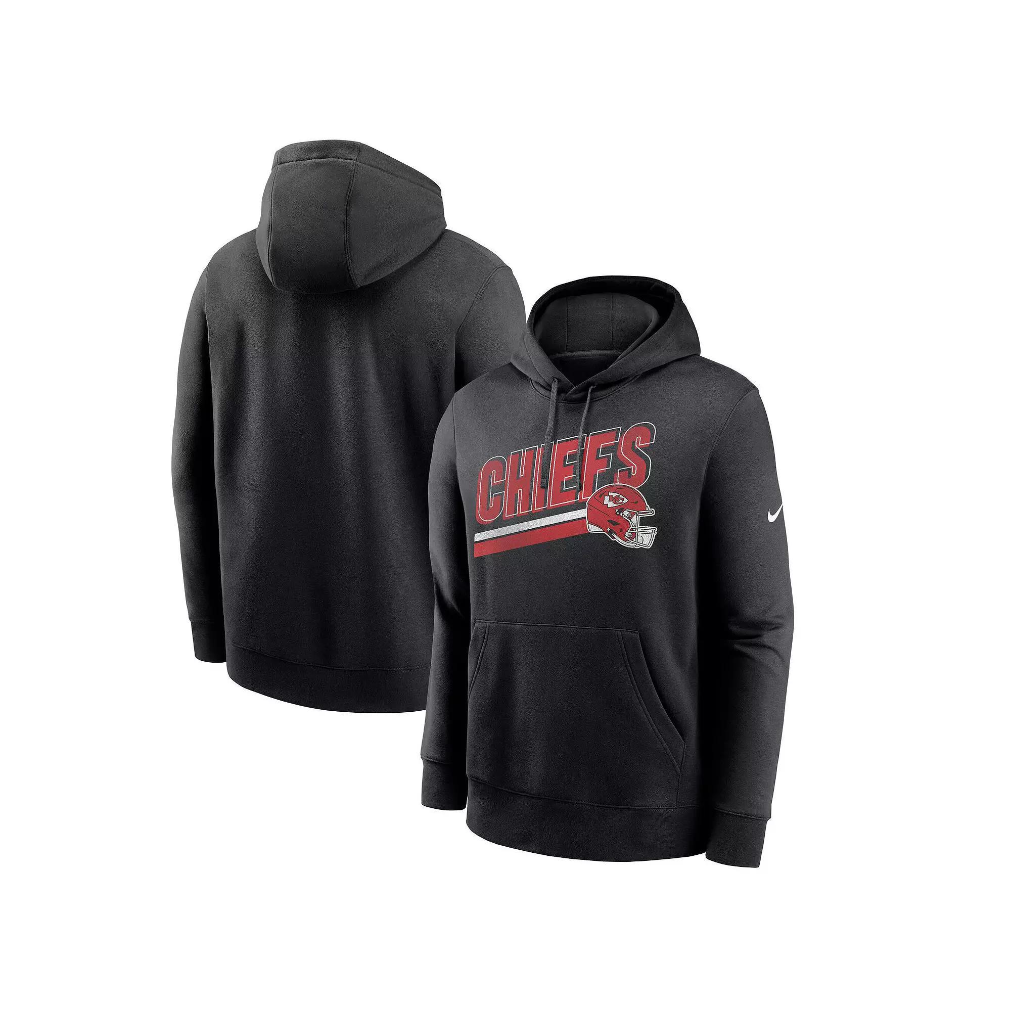 Men's Nike Black Kansas City Chiefs Club Fleece Pullover Hoodie,  Product Image