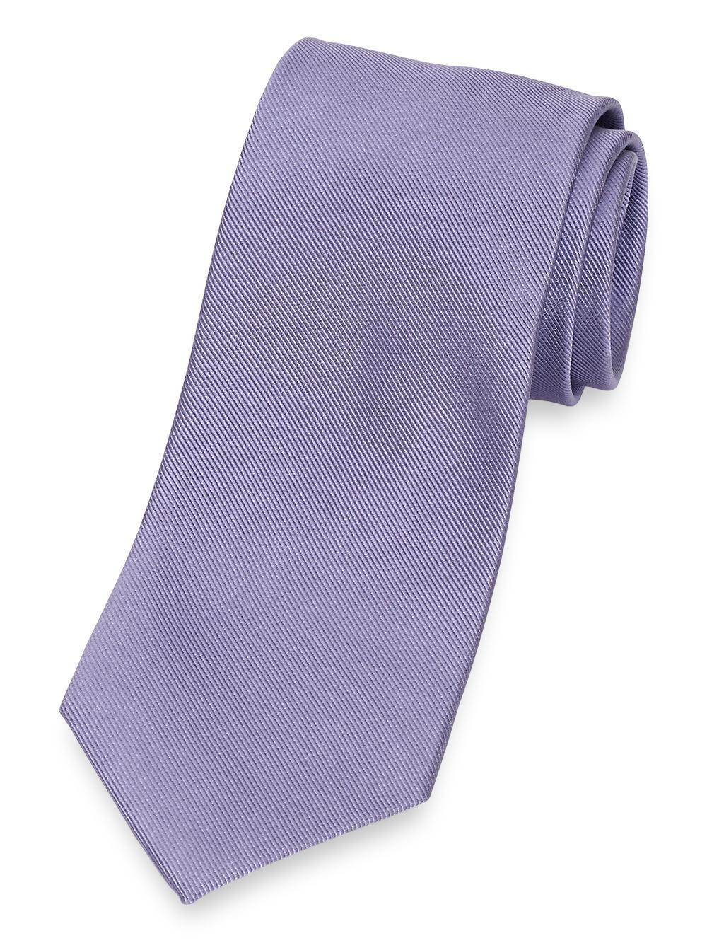 Solid Twill Woven Silk Tie - Pink Product Image