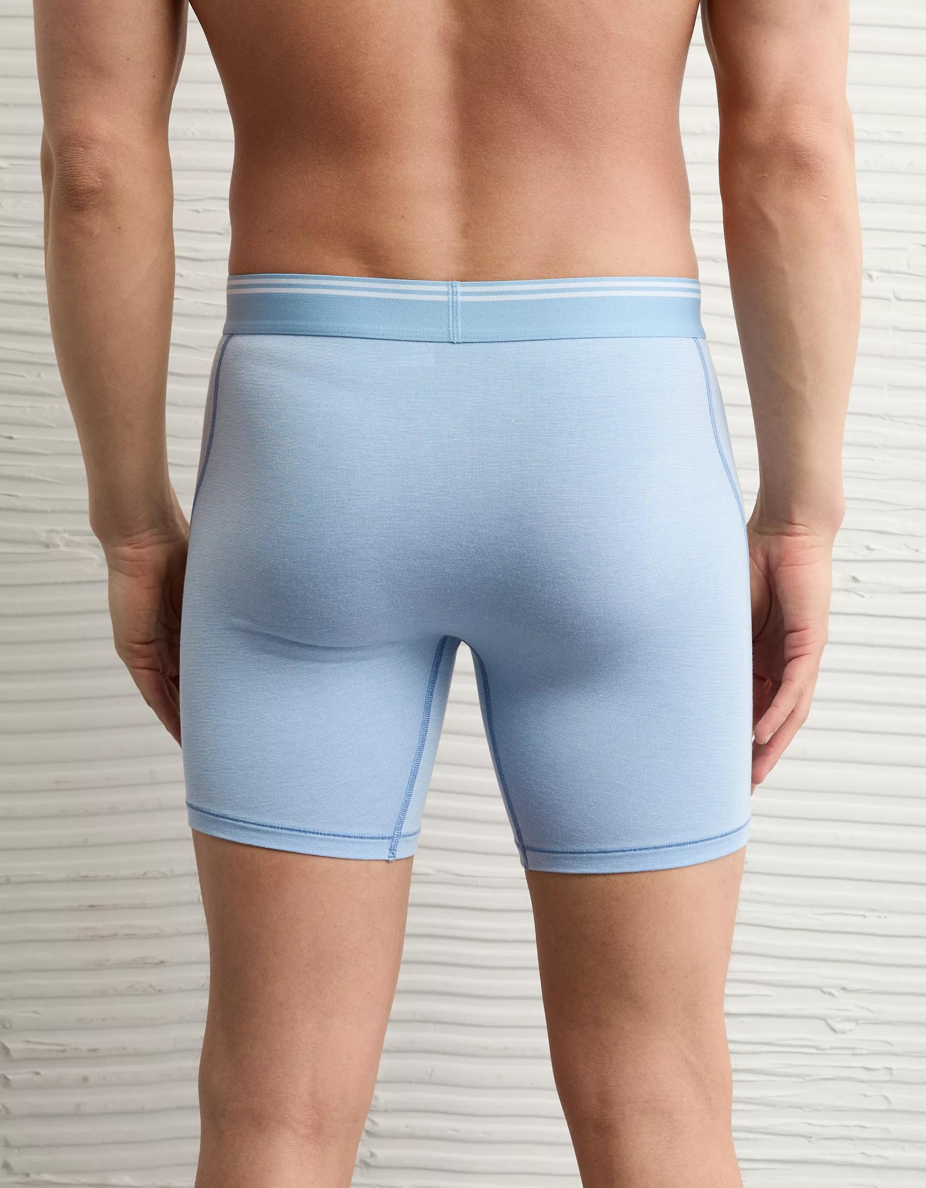 AEO Men's Striped 6" Ultra Soft Boxer Brief Product Image
