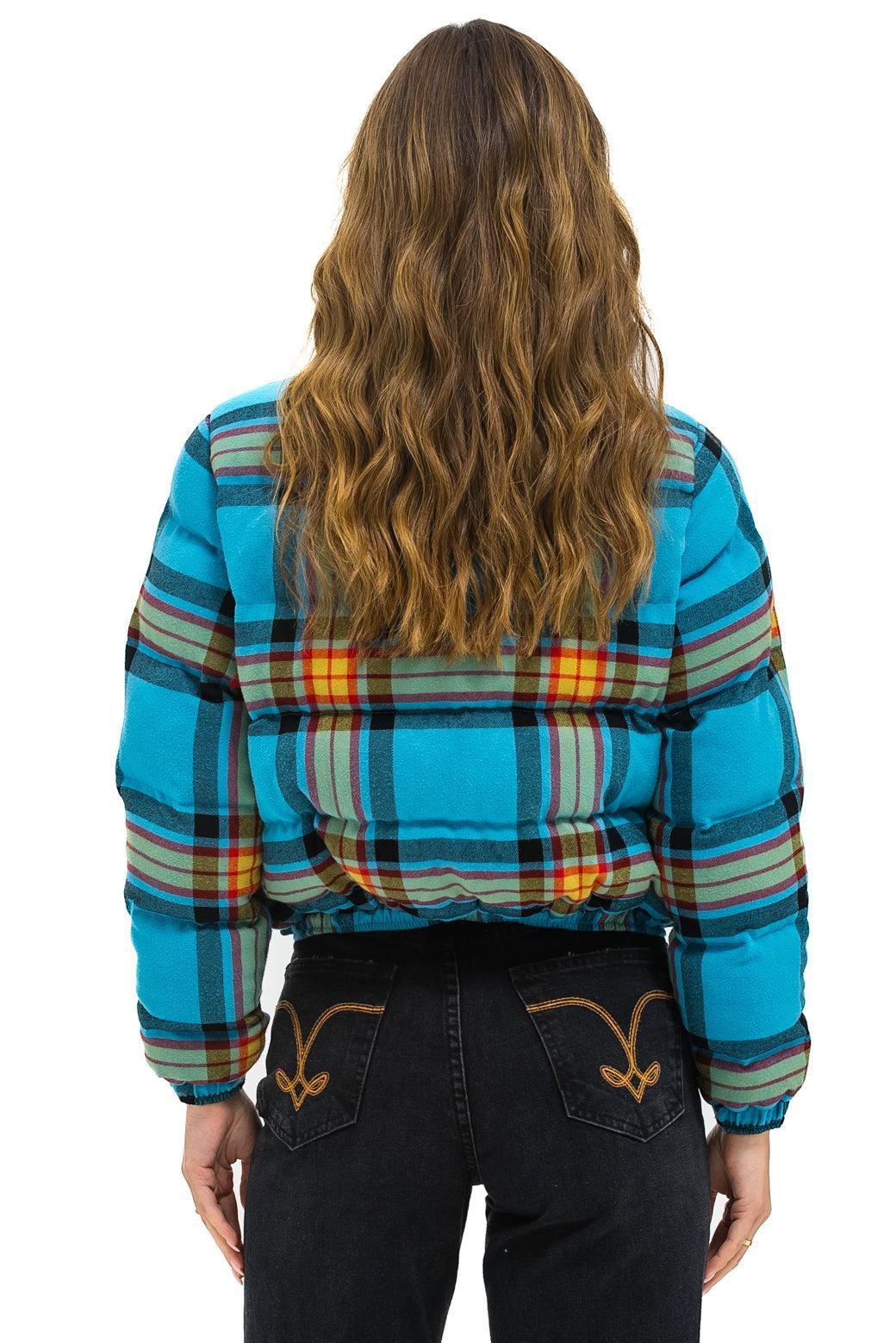 APRES PLAID PUFFER JACKET - JACKSON PLAID Female Product Image