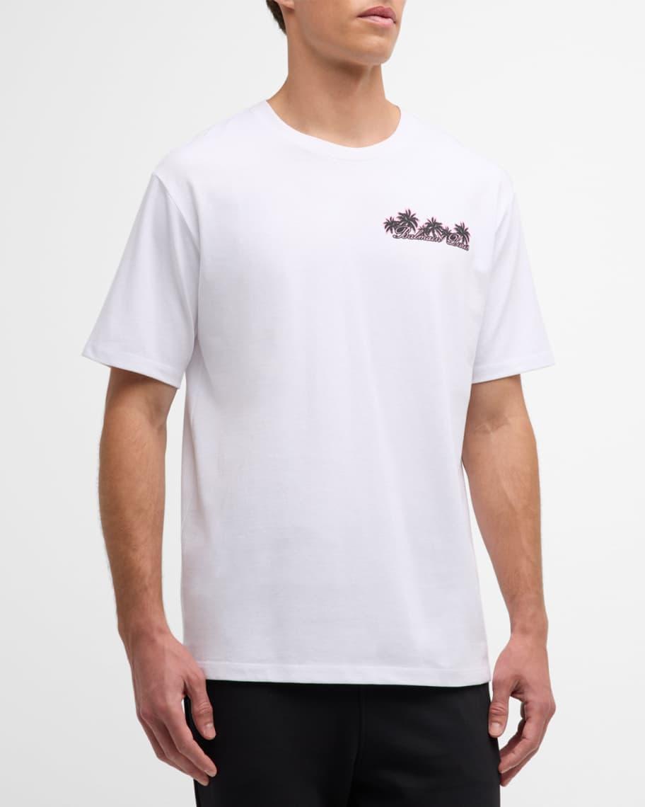 Mens Balmain Club Paris Graphic T-Shirt Product Image