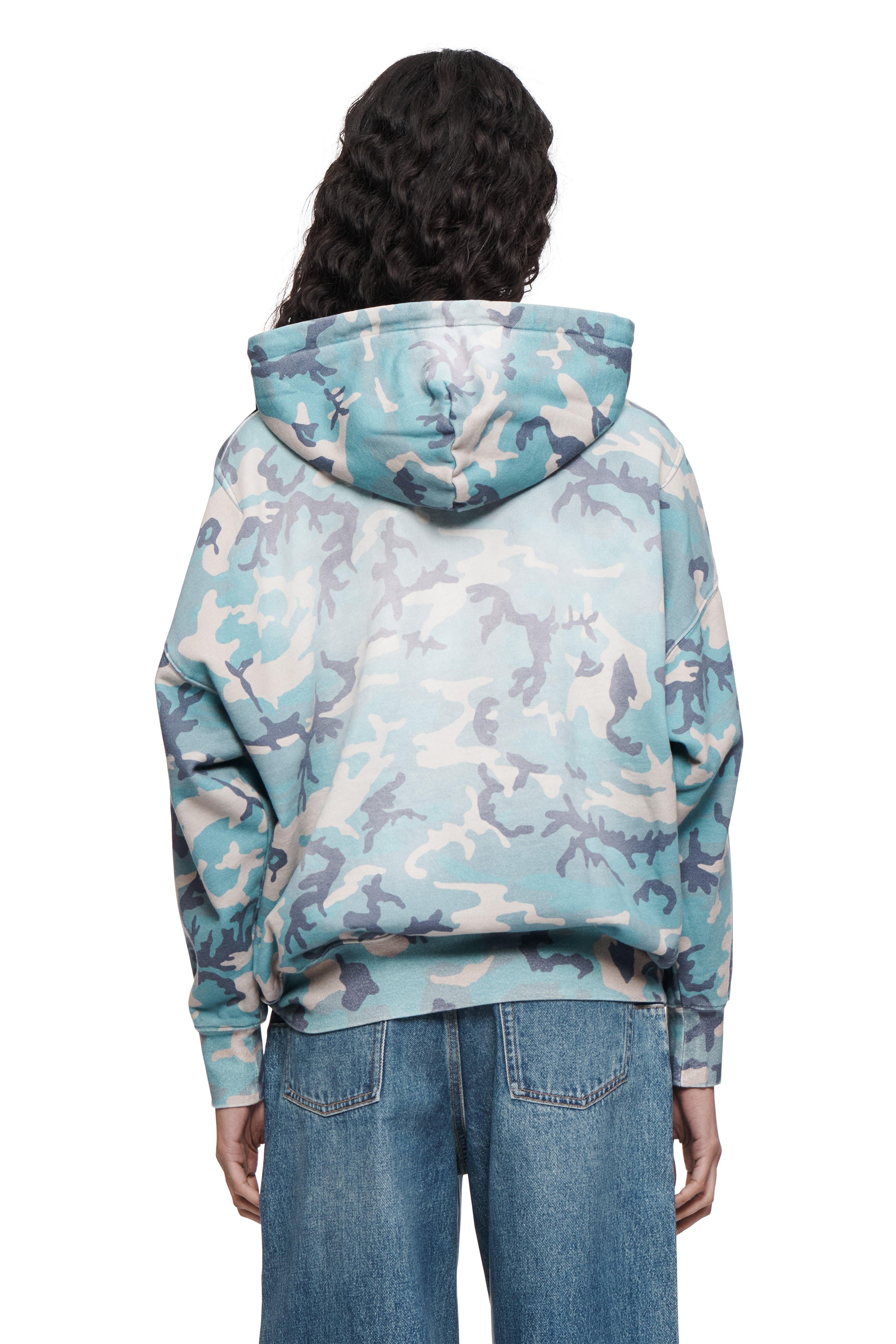 Faded Camo Pull Over Hoodie Female Product Image