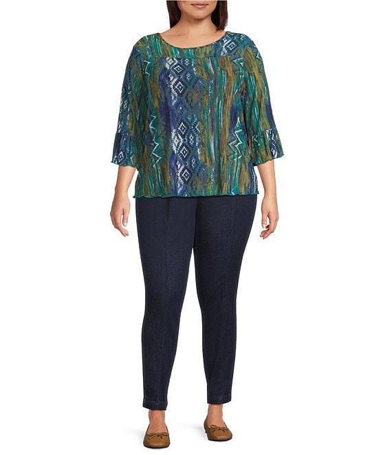 Intro Plus Size Bella Pull-On Skinny Leg Pants Product Image
