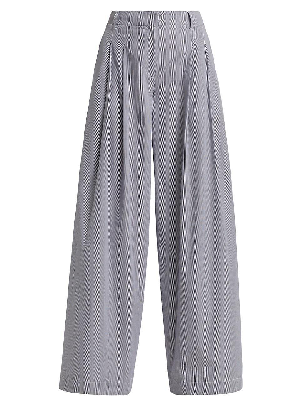 Womens New Didi Cotton Wide-Leg Pants Product Image