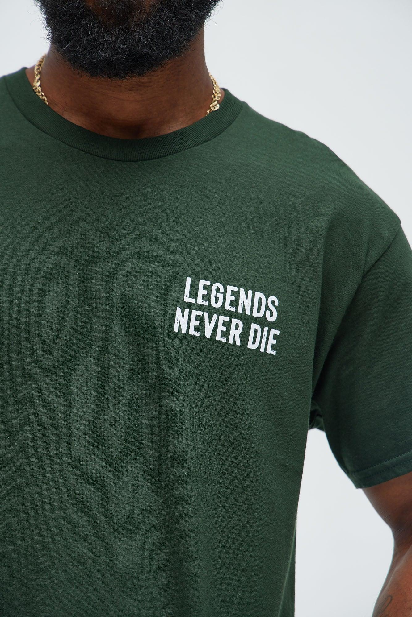 Legends Never Short Sleeve Tee - Green Product Image