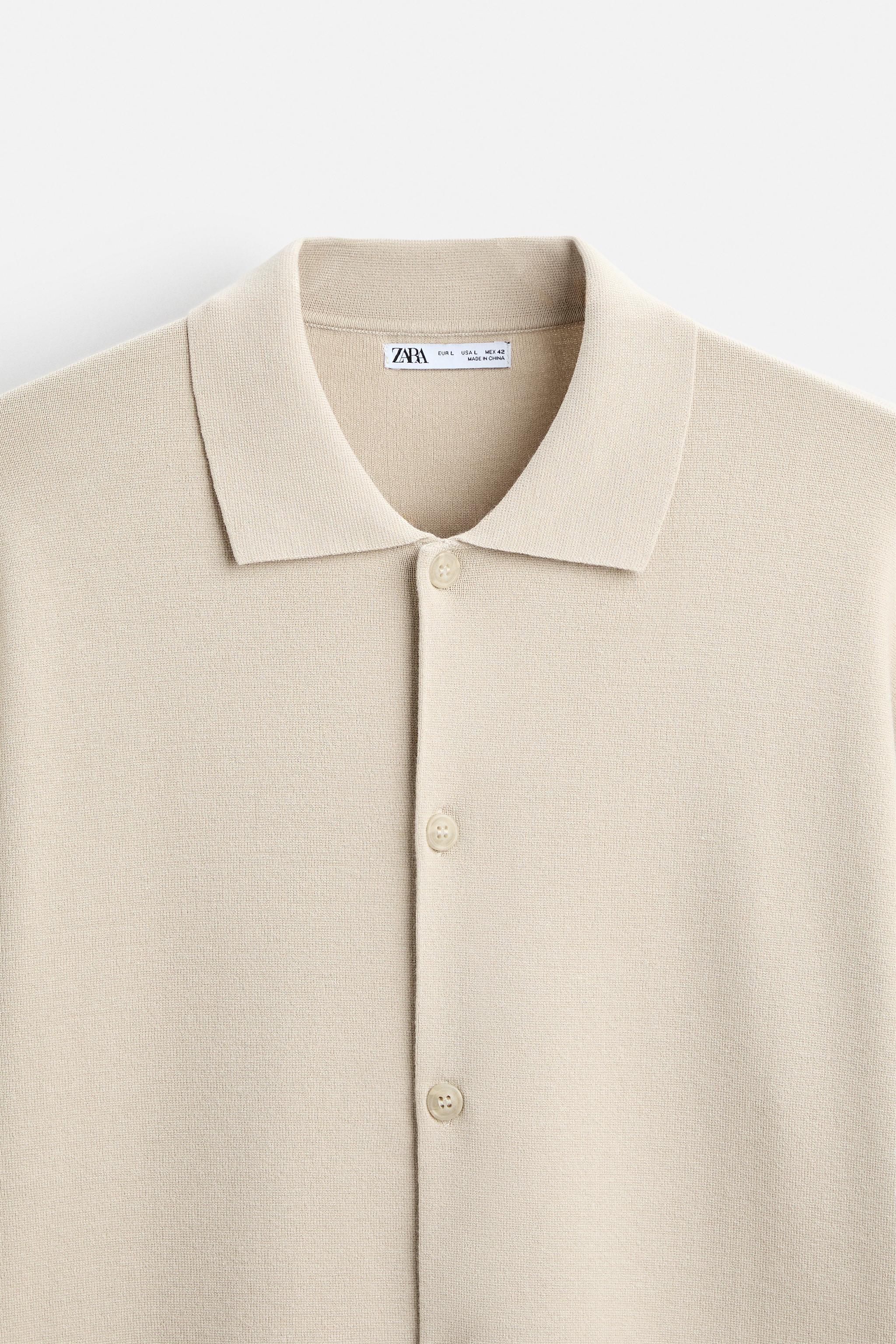 VISCOSE BLEND KNIT SHIRT Product Image