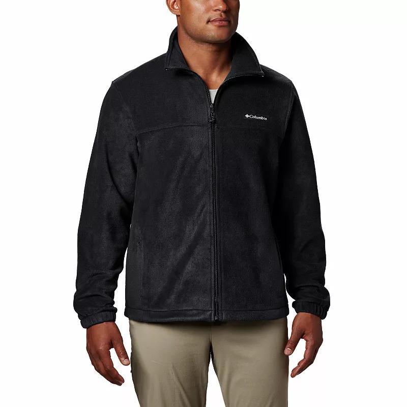 Men's Columbia Steens Mountain™ Full-Zip Fleece Jacket, Size: XXL, Black Grill Product Image