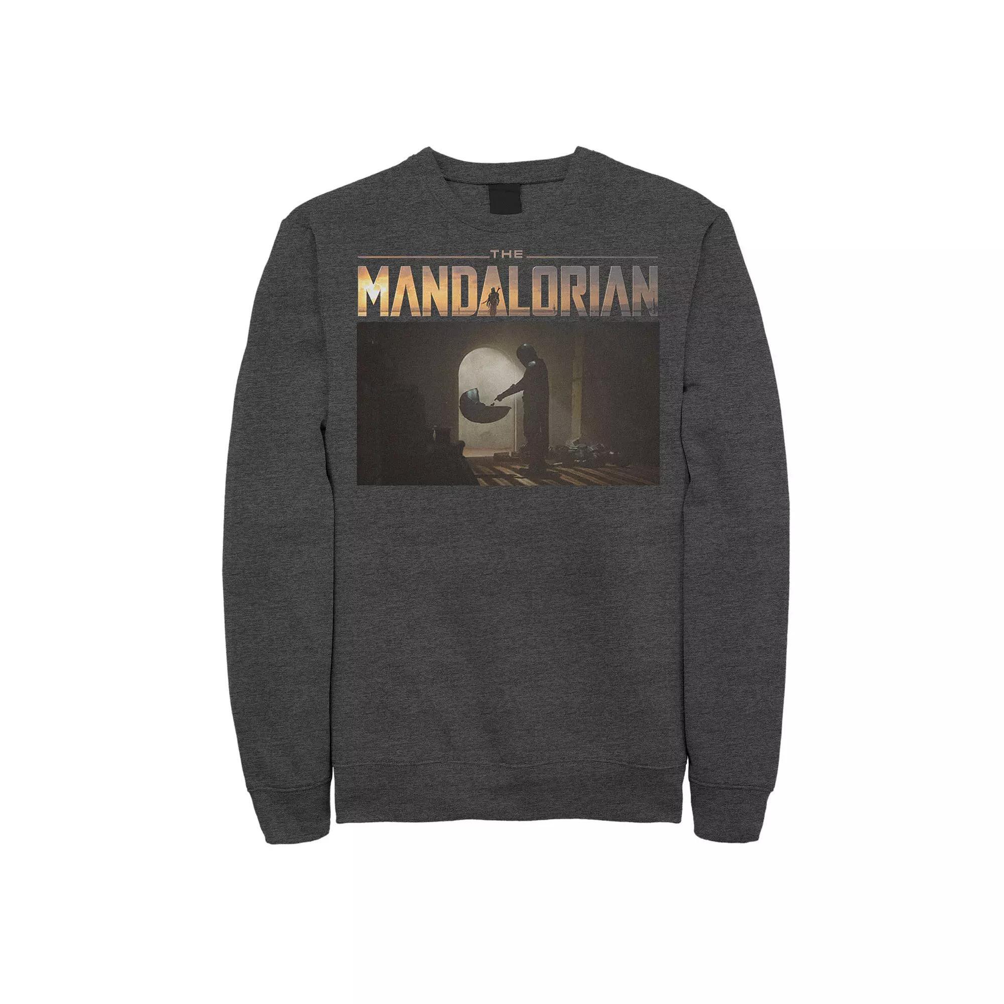 Men's Star Wars Yoda Best Grandpa Cartoon Yoda Sweatshirt,  Product Image