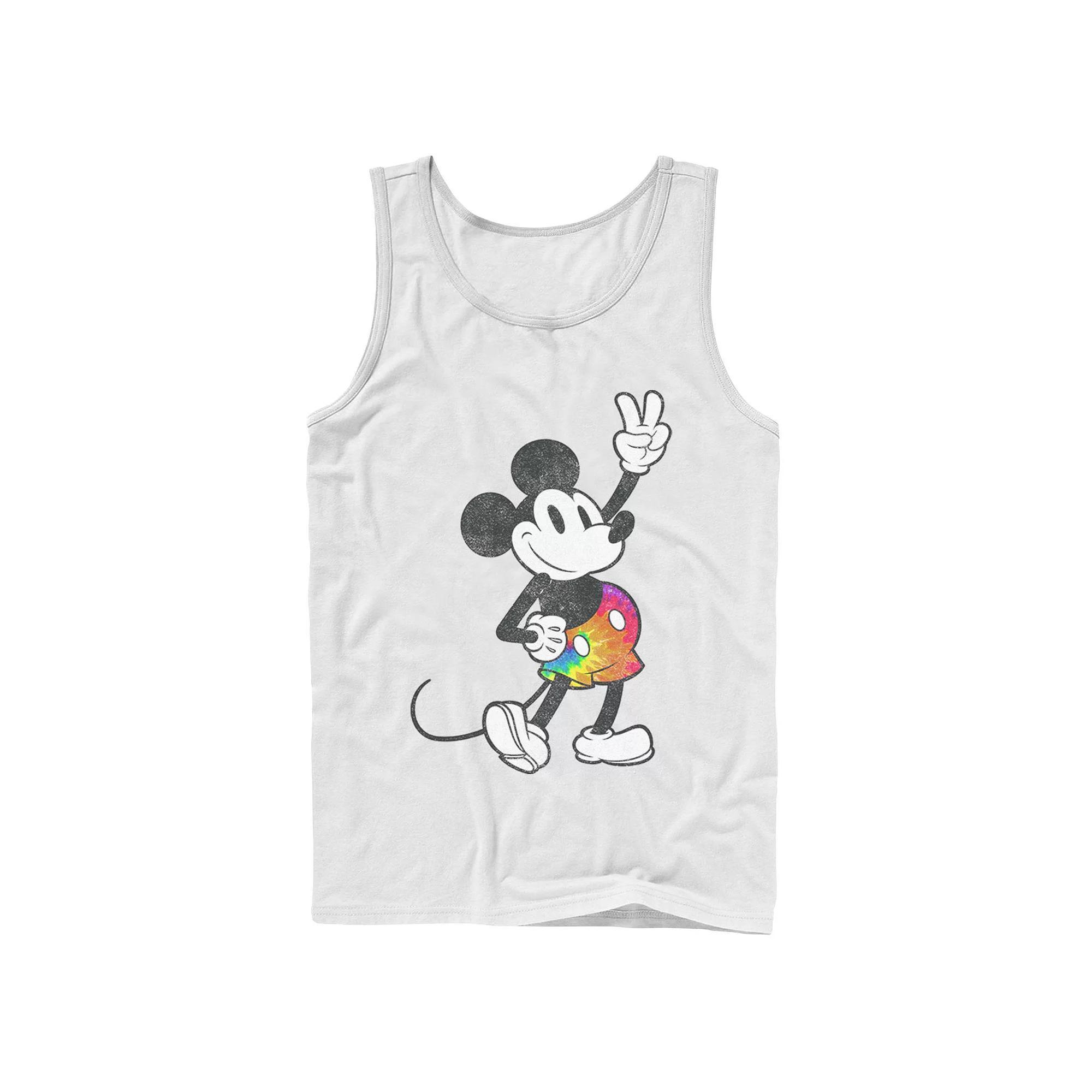 Disney's Mickey Mouse Men's Tie Dye Pants Portrait Tank Top,  Product Image