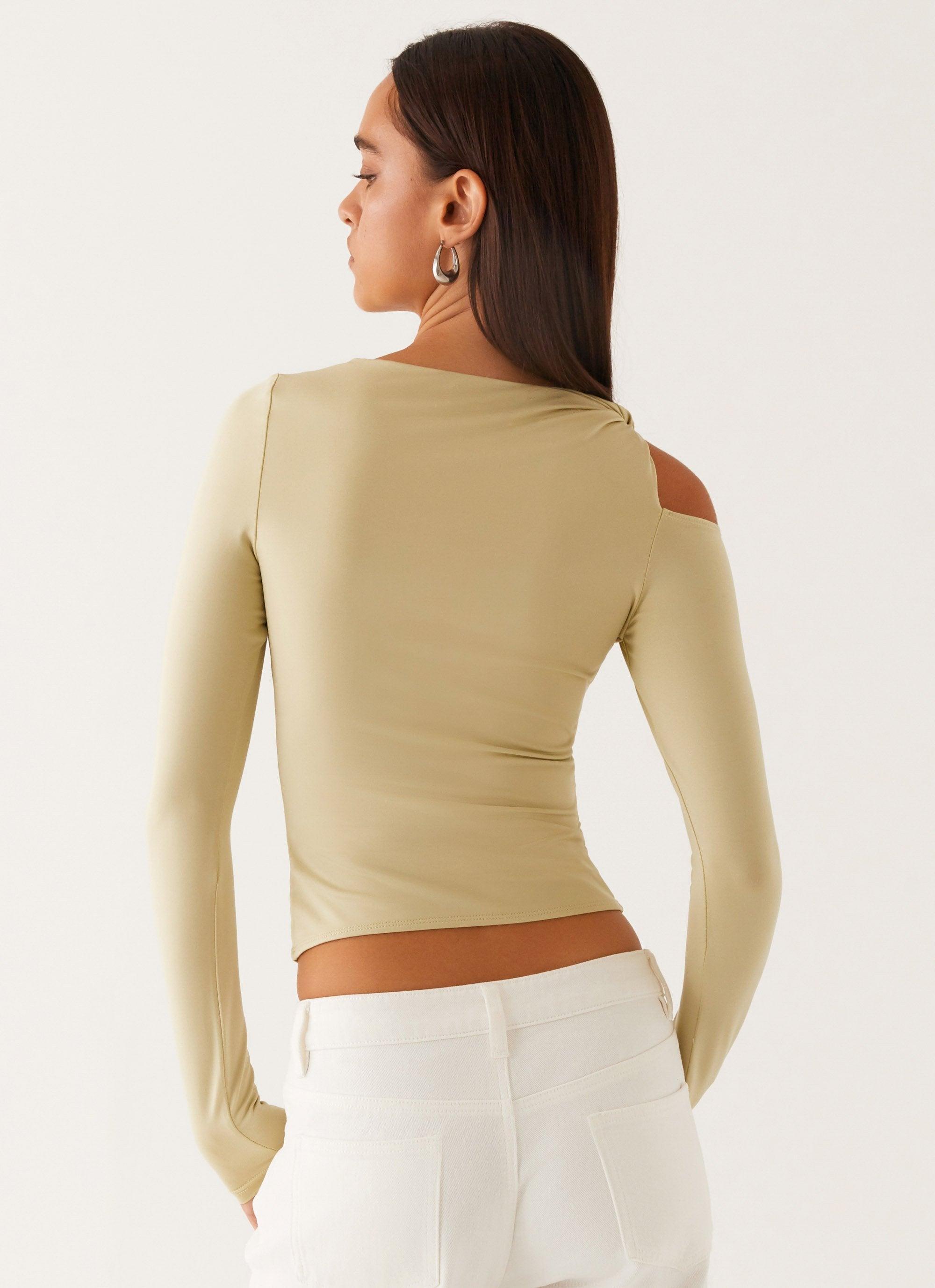 Calica Long Sleeve Top - Pastel Green Product Image