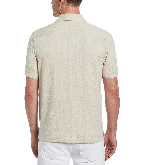 Perry Ellis Seersucker Short Sleeve Woven Camp Shirt Product Image