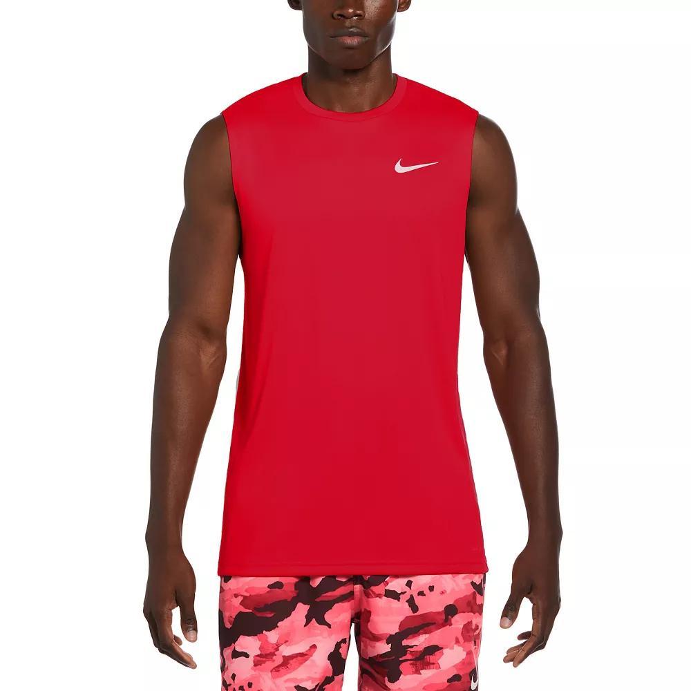 Mens Nike Dri-FIT UPF 40+ Essential Sleeveless Hydroguard Swim Tee Product Image