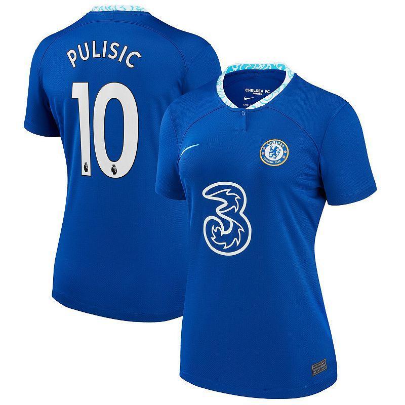 Women's Nike Christian Pulisic Blue Chelsea 2022/23 Home Replica Jersey, Size: Large, Chl Blue Product Image