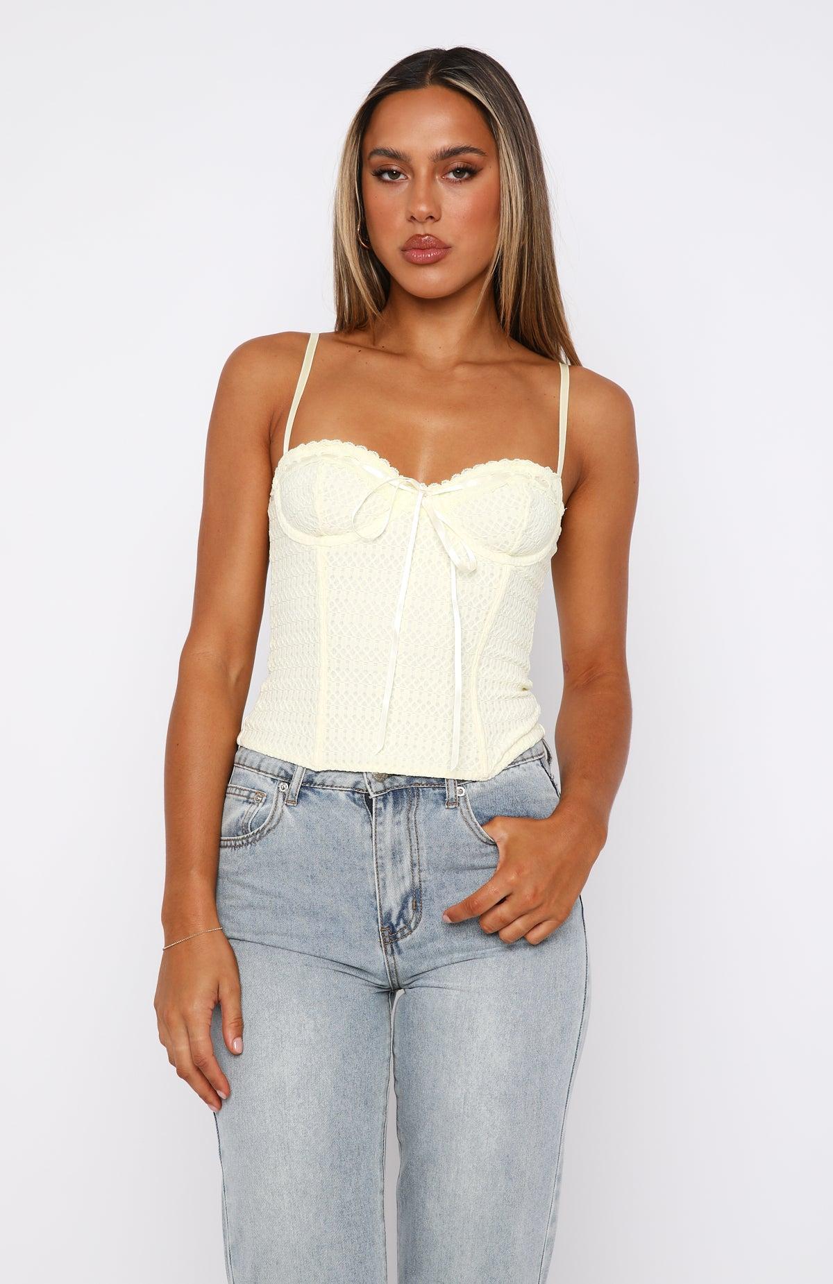 Way You Feel Bustier Lemon Product Image