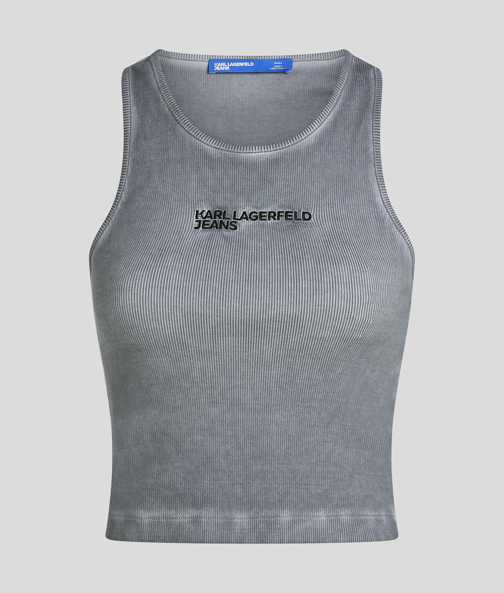 WASHED RIBBED TANK TOP Product Image