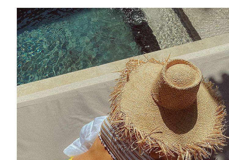 Strapless Striped Bikini Set Product Image