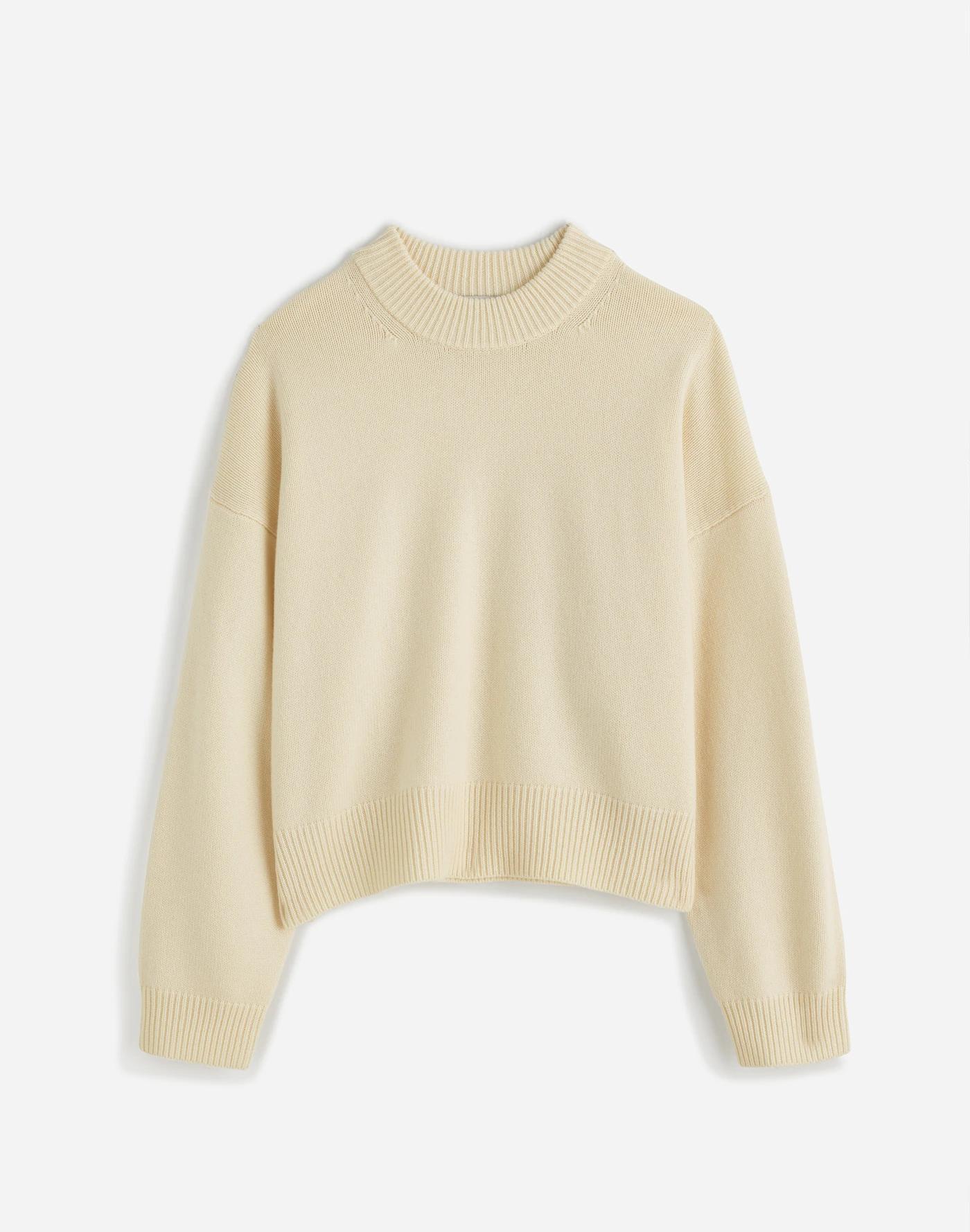 SoftWool Boxy Crewneck Sweater Product Image