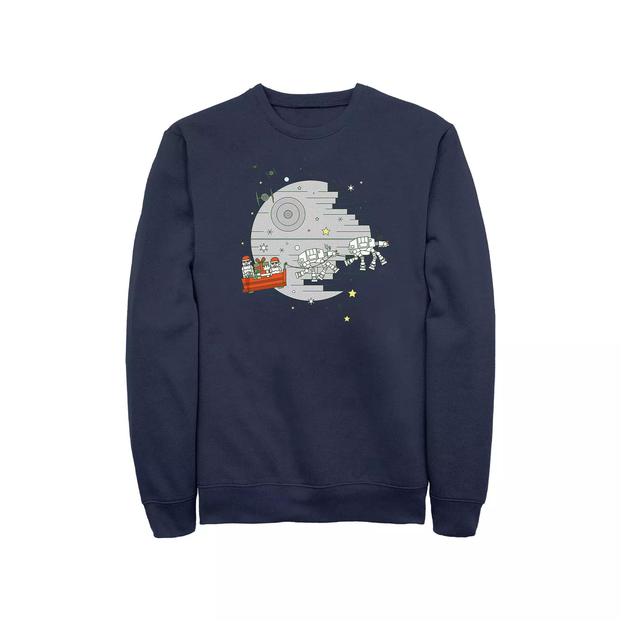 Big & Tall Star Wars Christmas Storm Troopers Sleigh Ride Graphic Tee, Men's,  Product Image