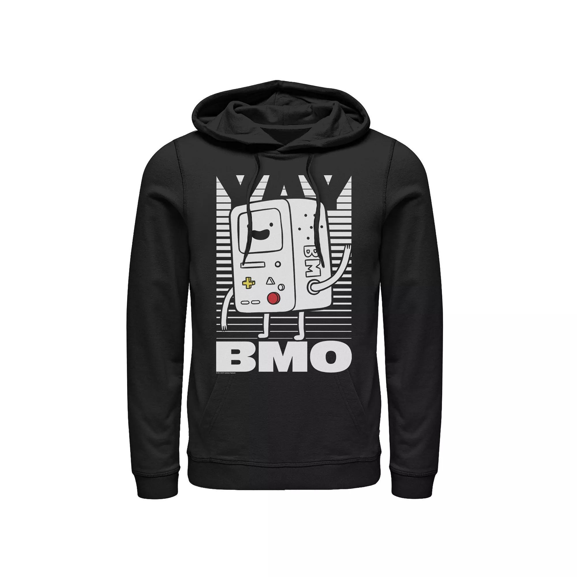 Men's Cartoon Network Adventure Time BMO Wave YAY Halftone Fade Hoodie,  Product Image