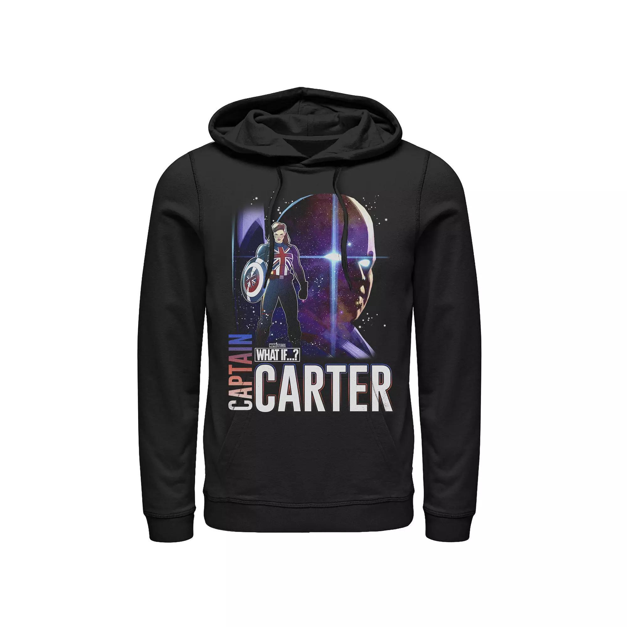 Men's Marvel What If Carter And Watcher Galactic Poster Hoodie, Boy's,  Product Image
