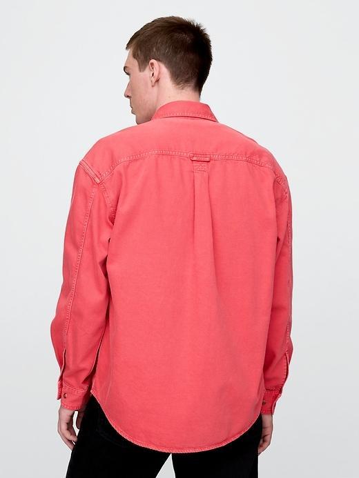 UltraSoft Denim Big Shirt Product Image