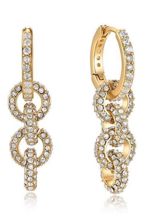 Ettika Multi Ring Crystal Dangle Earrings Product Image