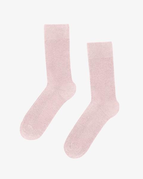 Women Classic Organic Sock - Faded Pink Product Image