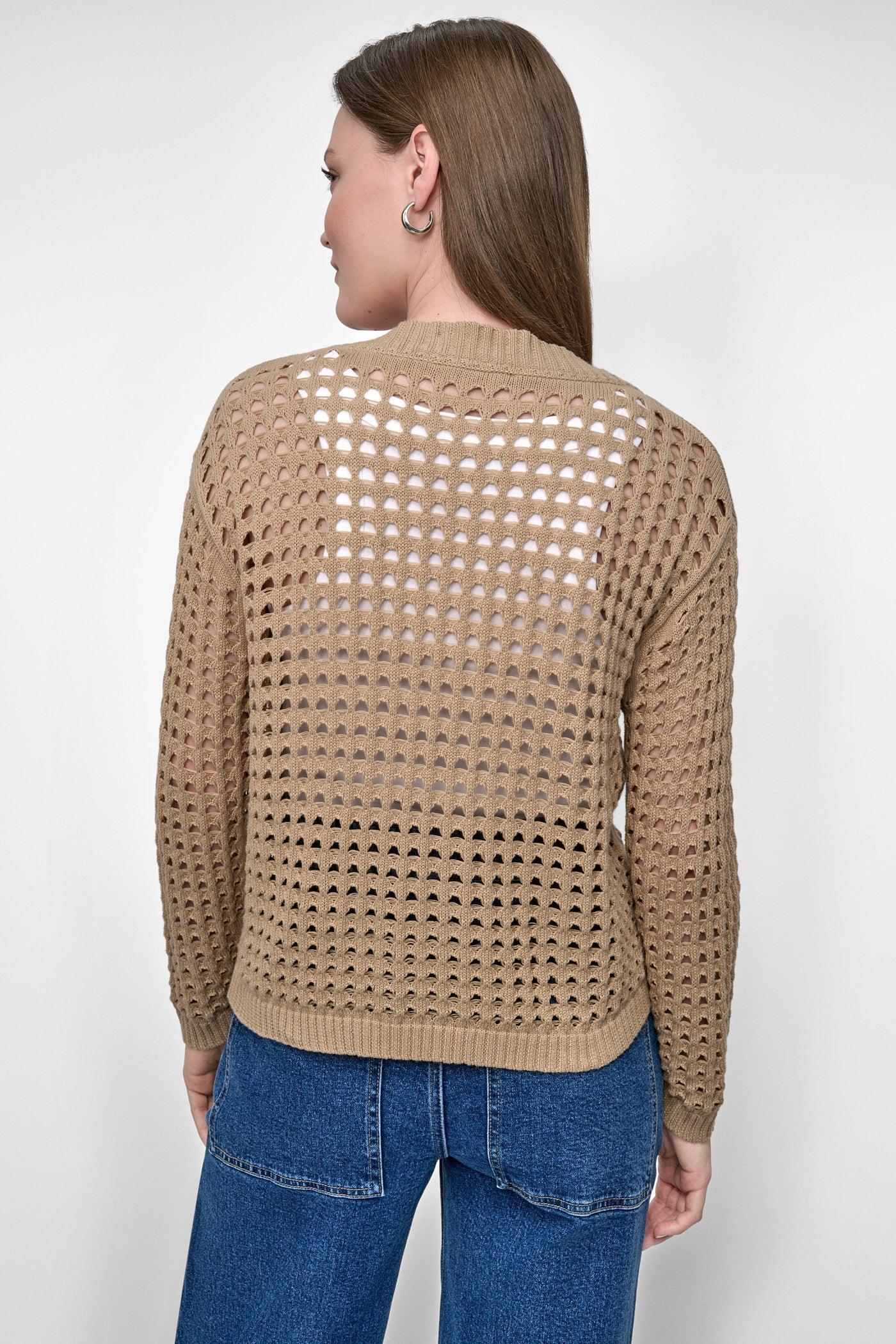 OPEN-STITCH CARDIGAN Product Image