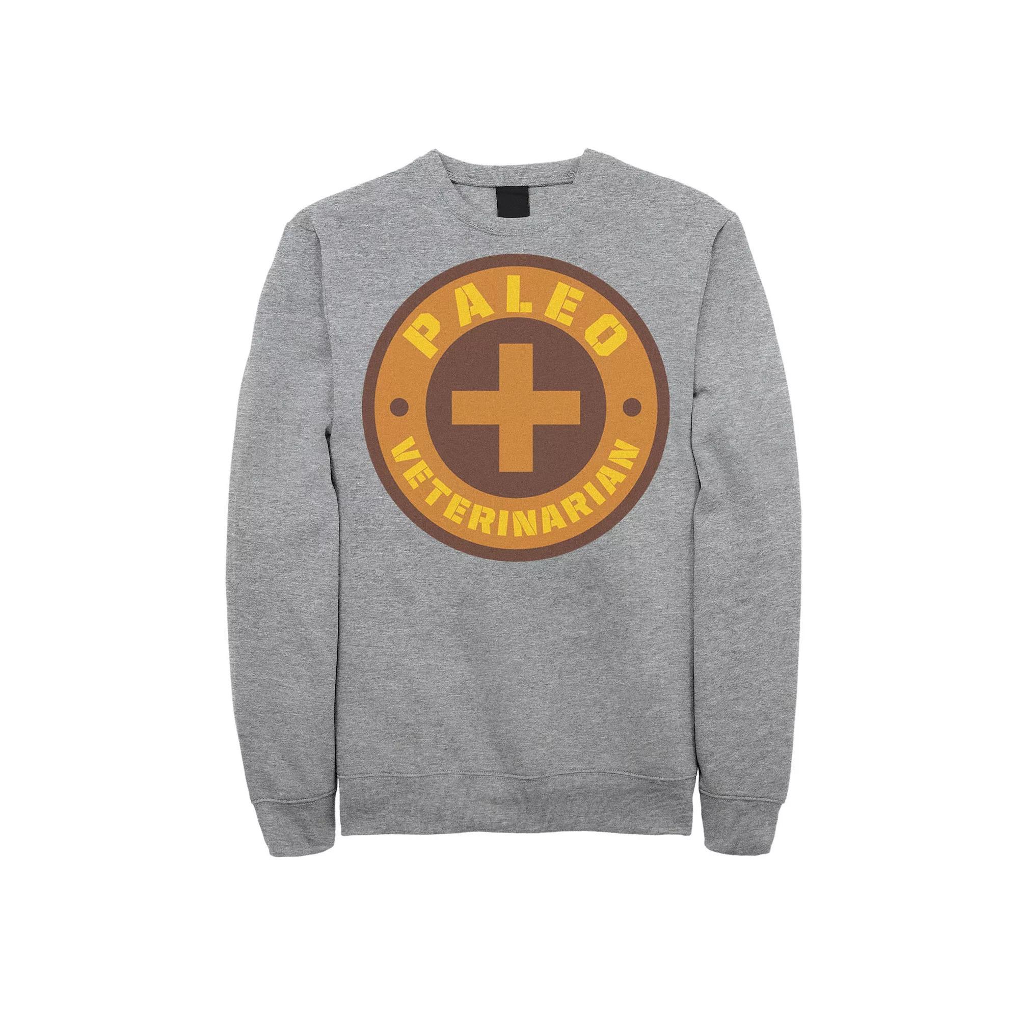 Men's Jurassic World Paleo Veternarian Badge Sweatshirt,  Product Image