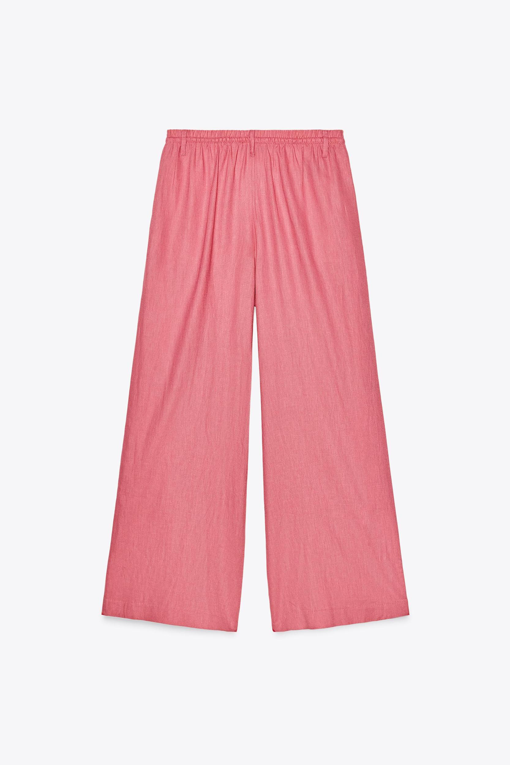 LINEN PALAZZO PANTS Product Image