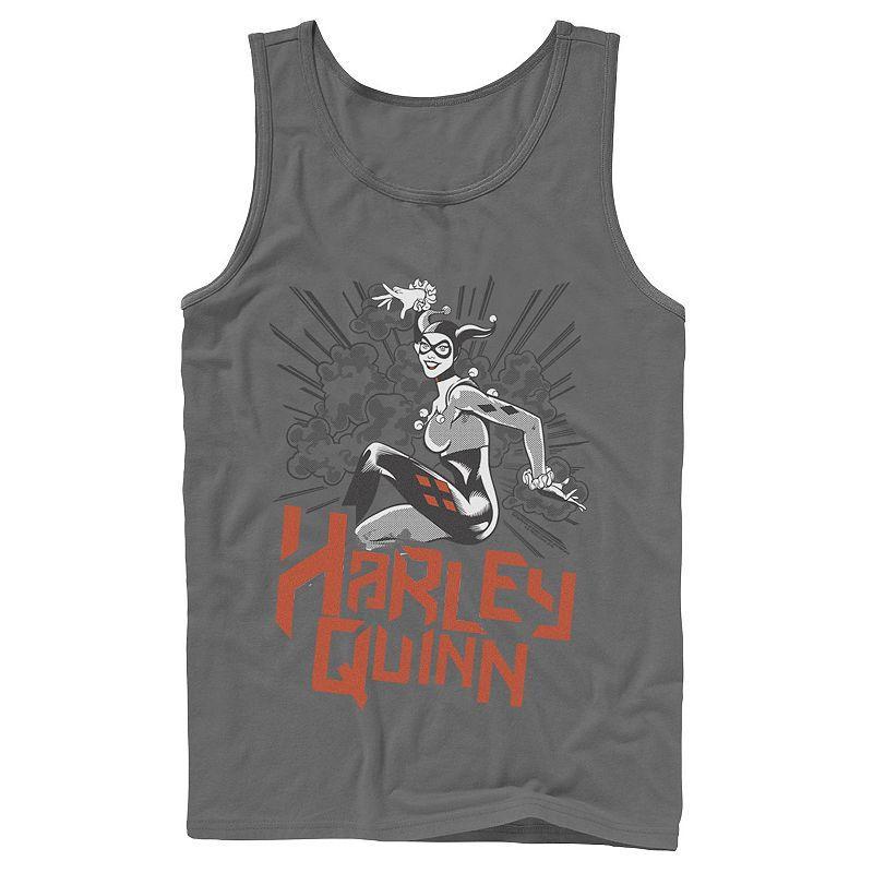 Mens DC Comics Harley Quinn Action Pose Tank Top Product Image