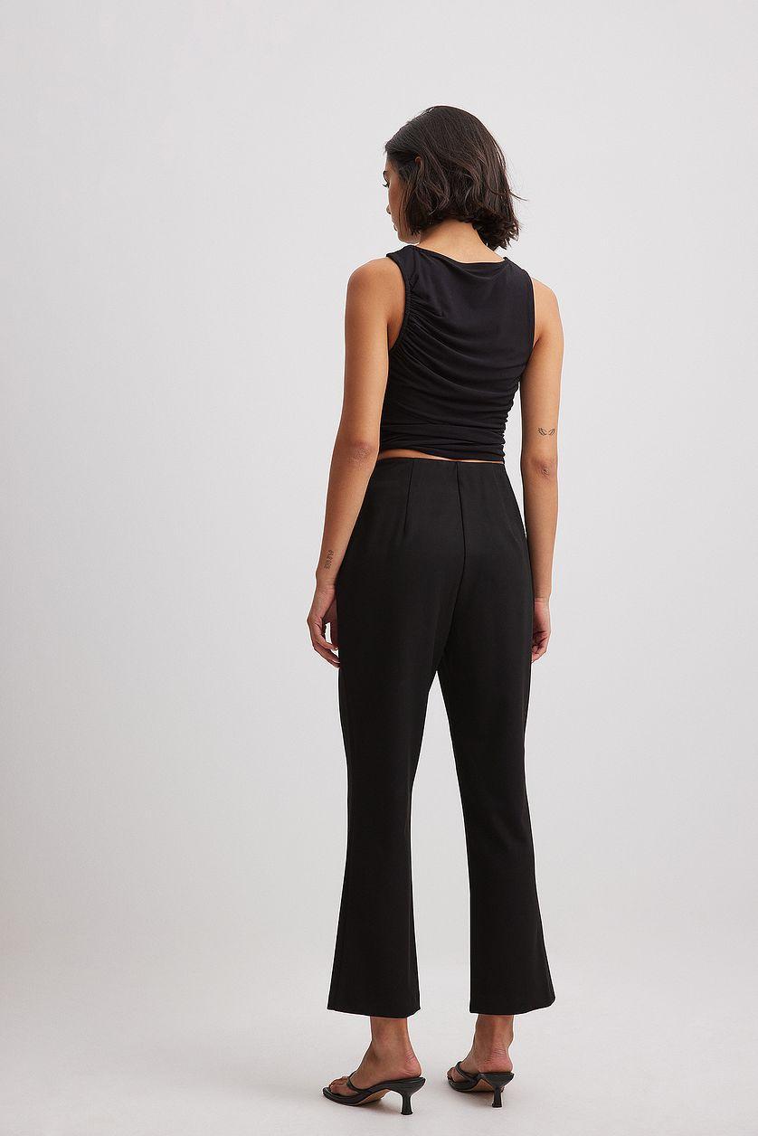 High Waist Kick Flared Pants Product Image