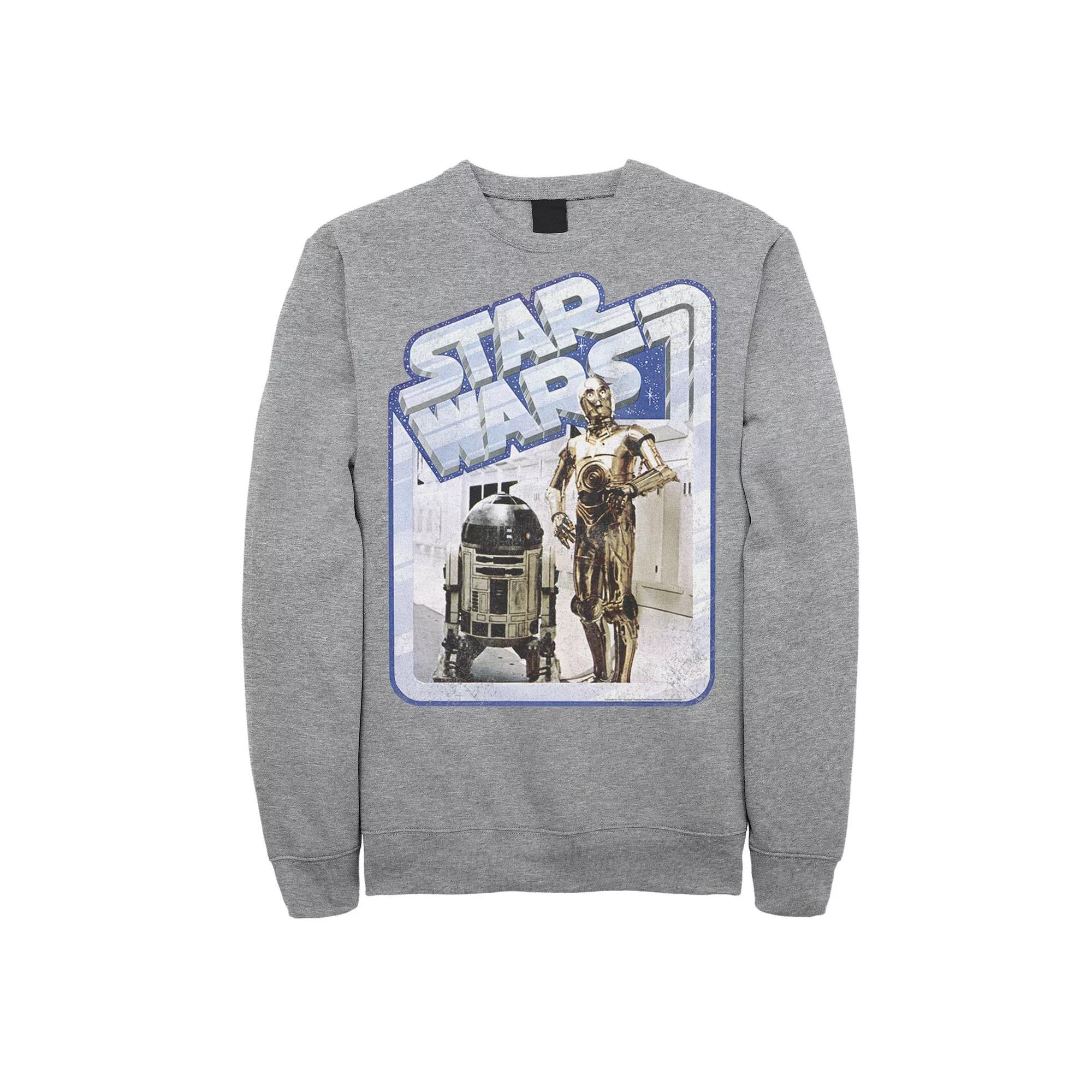 Men's Star Wars Tantive Droids Chrome Border Sweatshirt,  Product Image