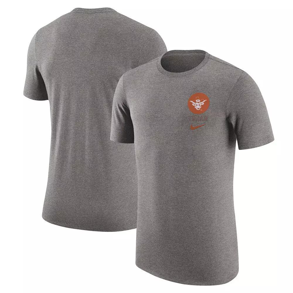 Men's Nike Heather Gray Michigan State Spartans Retro Tri-Blend T-Shirt,  Product Image