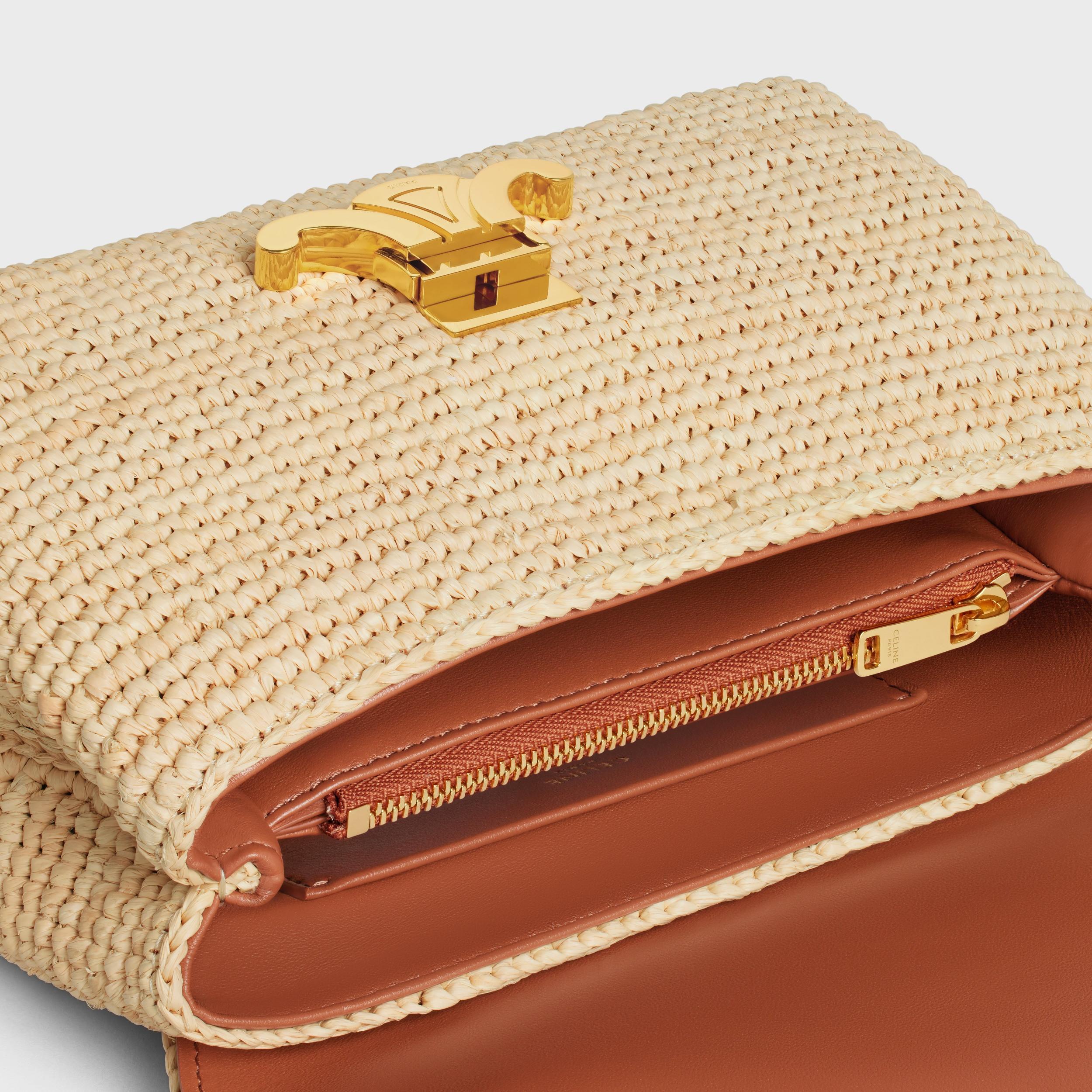 TEEN NINO BAG IN Raffia and calfskin Product Image