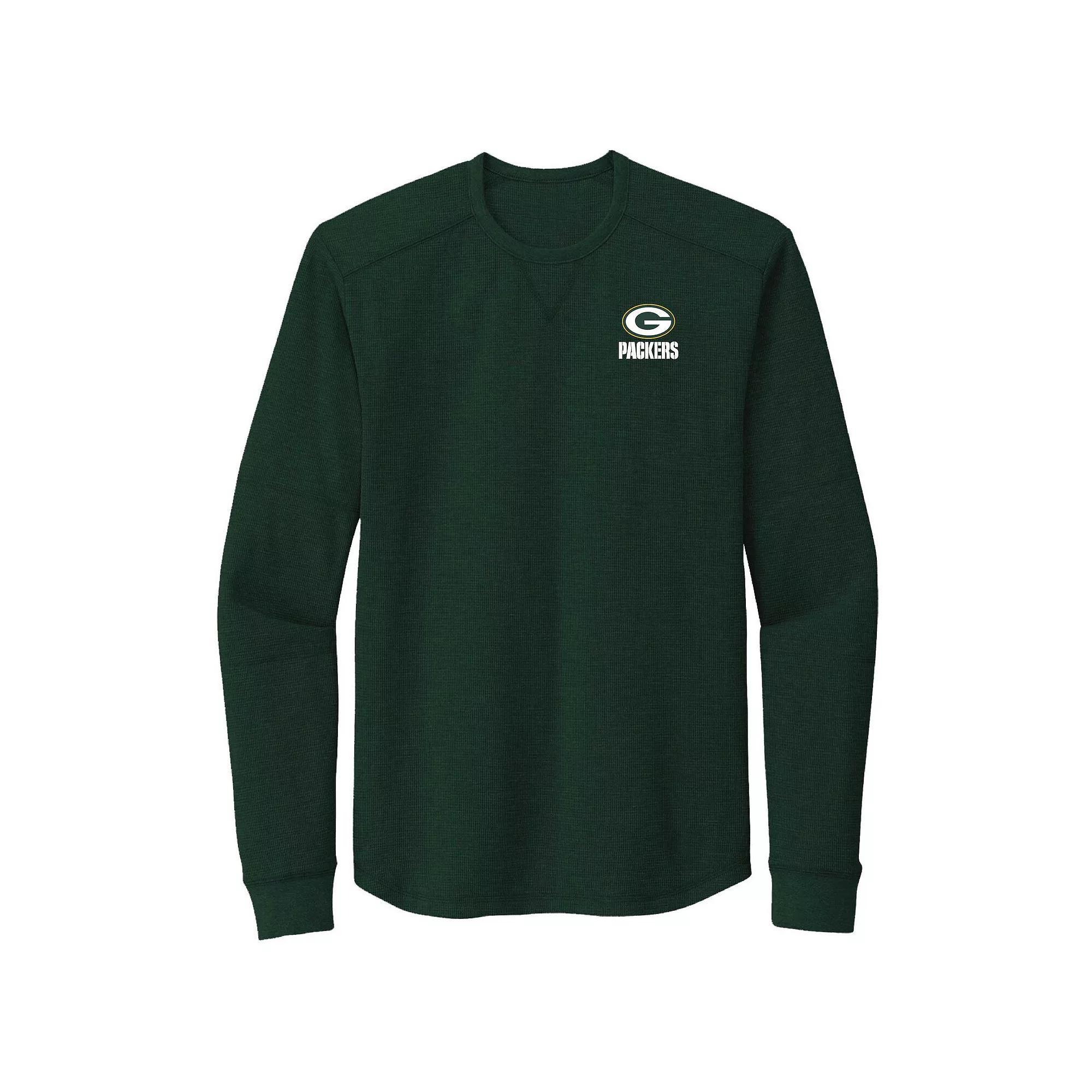 Men's Dunbrooke Green Green Bay Packers Cavalier Long Sleeve T-Shirt,  Product Image