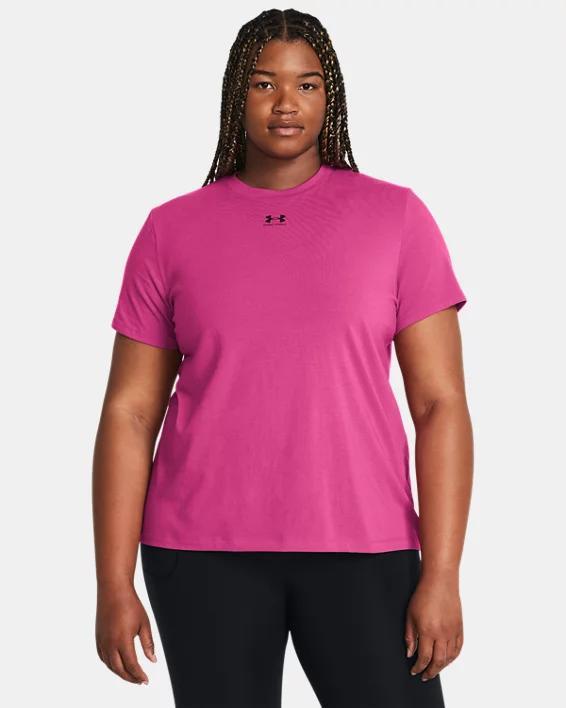 Womens UA Rival Core Short Sleeve Product Image