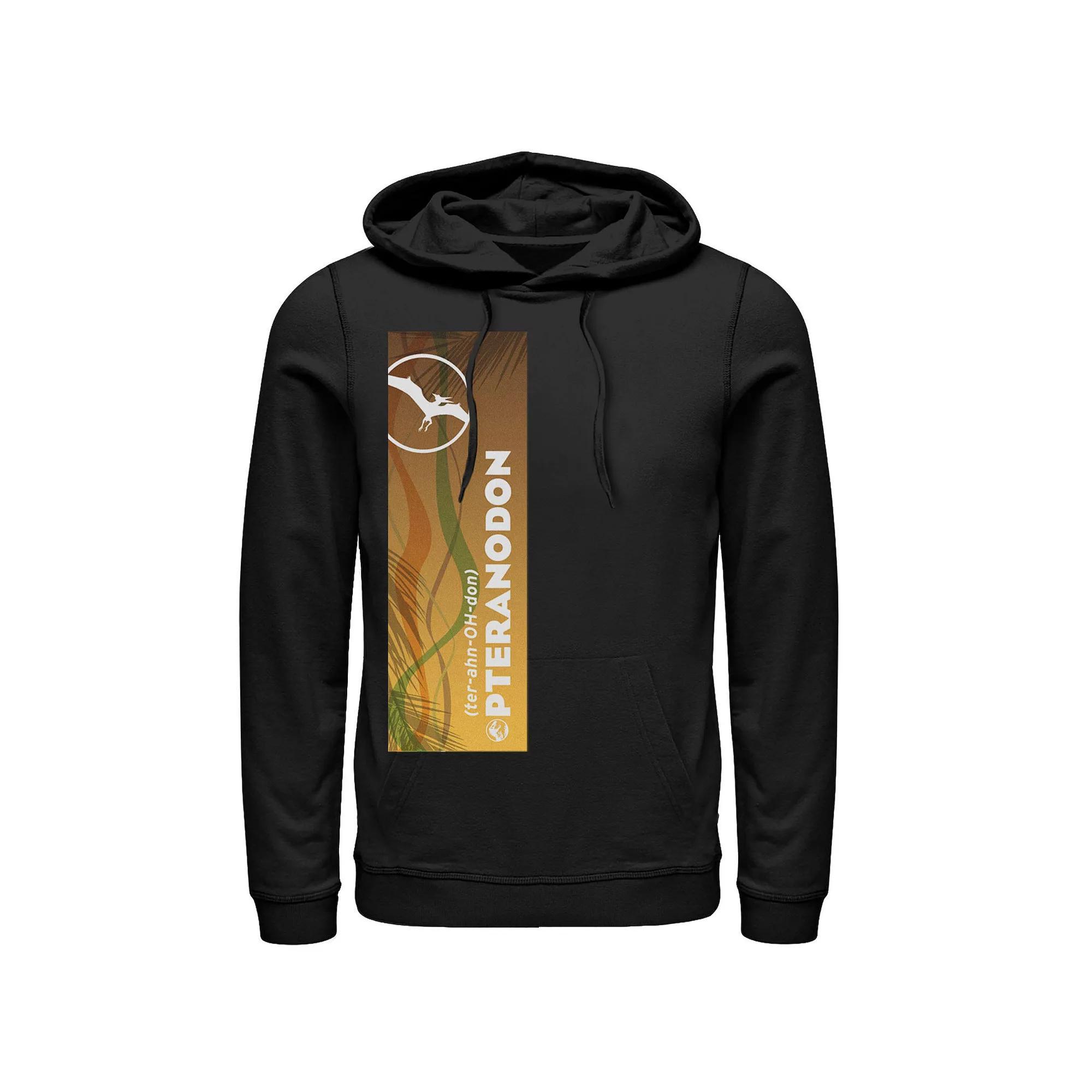 Men's Jurassic World Pteranodon Right Panel Hoodie,  Product Image