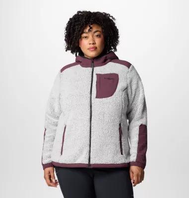 Columbia Women's Arctic Crest Sherpa Full Zip Fleece Jacket - Plus Size- Product Image