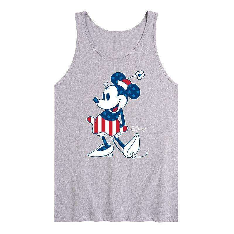 Disneys Minnie Mouse Mens Flag Tank Top Product Image