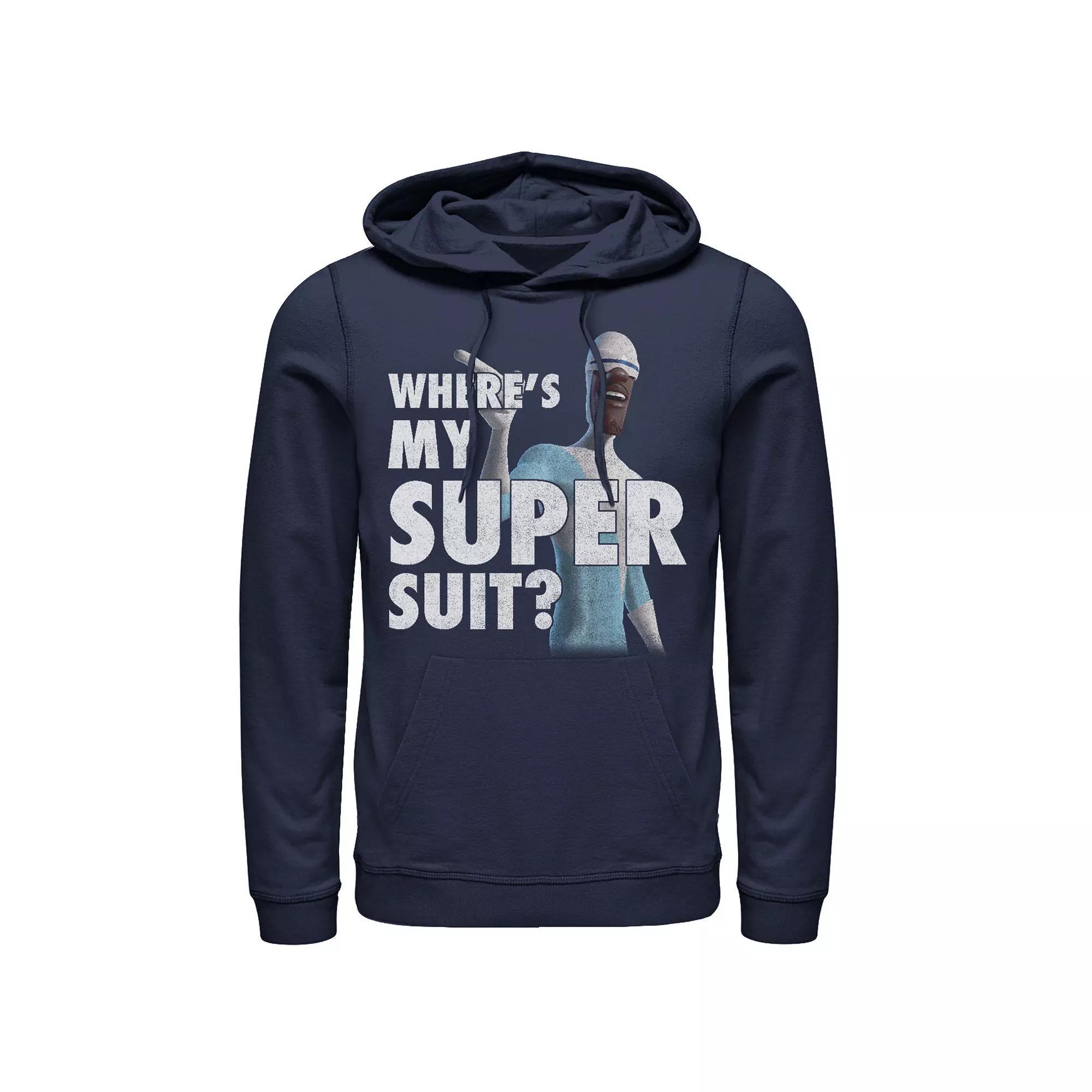 Disney / Pixar's The Incredibles Frozone Men's Super Suit Hoodie,  Product Image