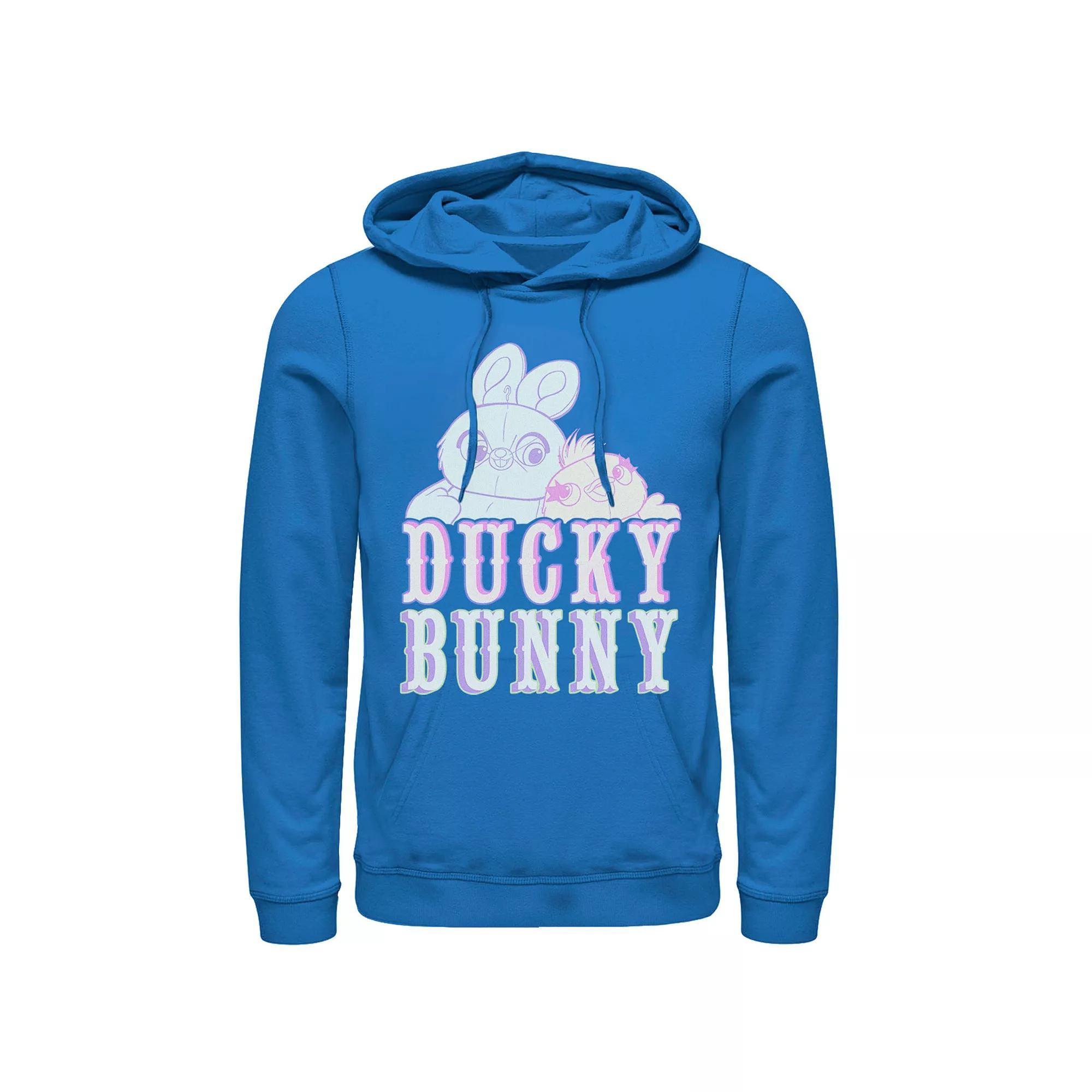 Disney / Pixar's Toy Story 4 Ducky & Bunny Men's Best Buddies Pullover Hoodie, Size: XXL, Royal Product Image