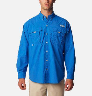 Columbia Big Tall Bahama II Long Sleeve Shirt (Vivid ) Men's Long Sleeve Button Up Product Image