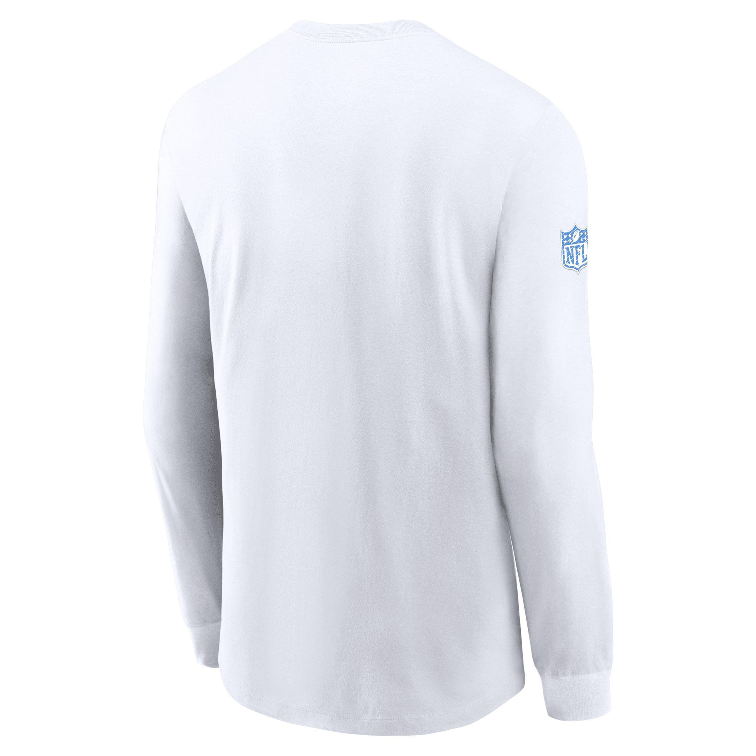 Los Angeles Chargers Sideline Team Issue Nike Mens Dri-FIT NFL Long-Sleeve T-Shirt Product Image