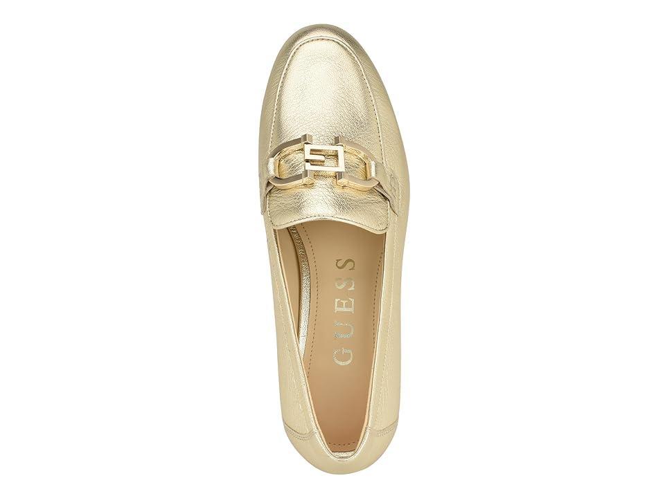 GUESS Isaac Leather) Women's Flat Shoes Product Image