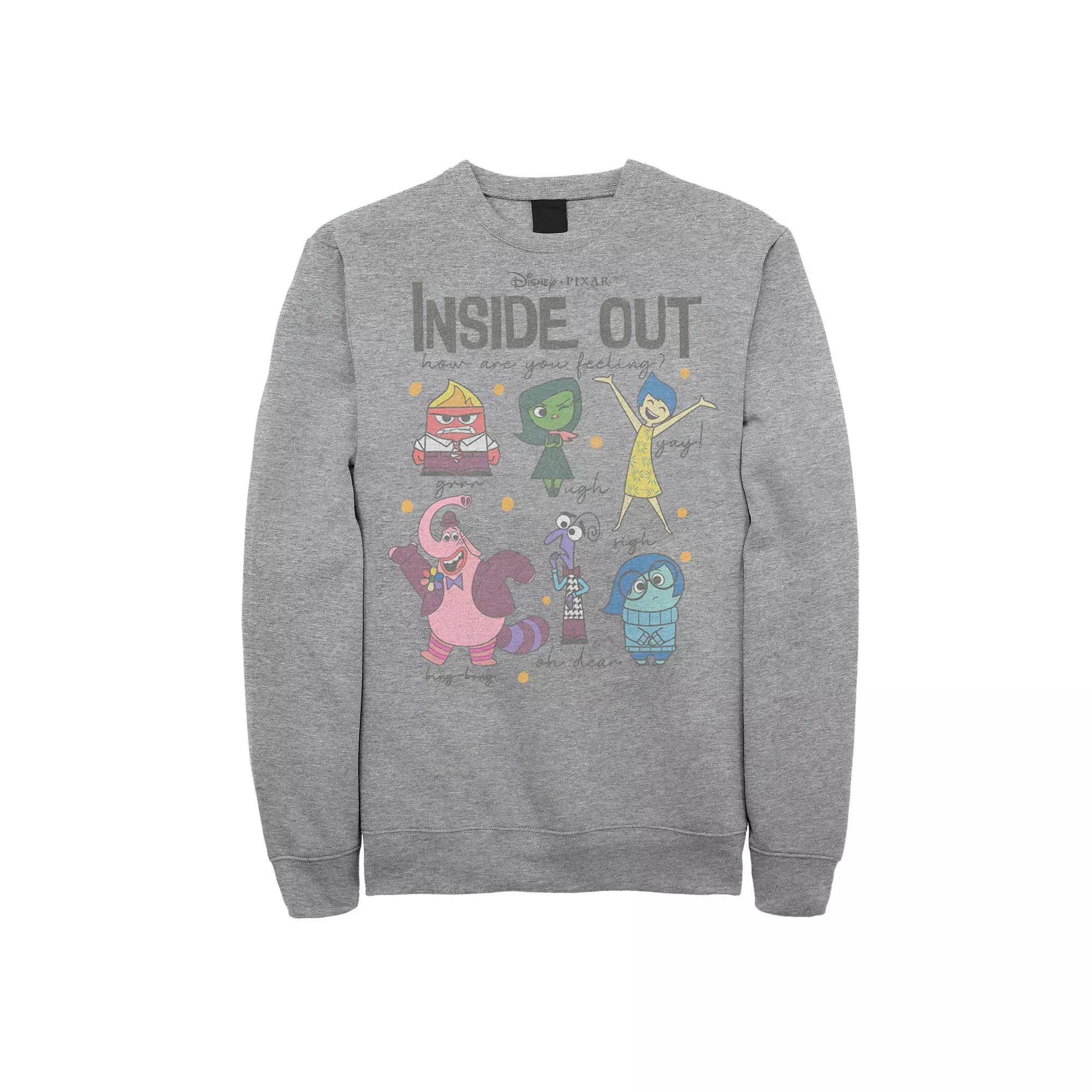 Disney / Pixar's Inside Out Men's How Are You Feeling Group Shot Sweatshirt,  Product Image