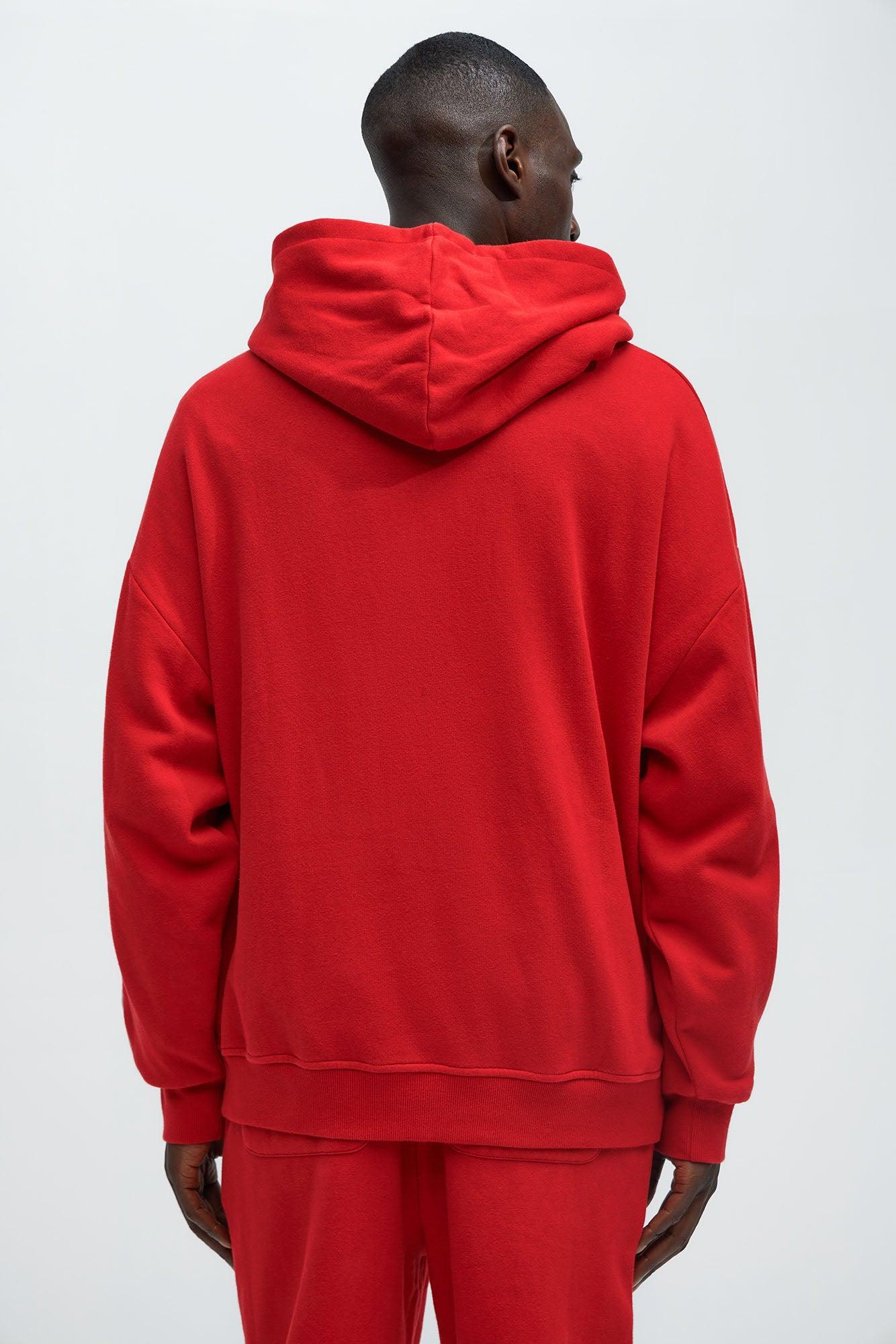 Tyson Just Go With It Oversized Hoodie - Red Product Image