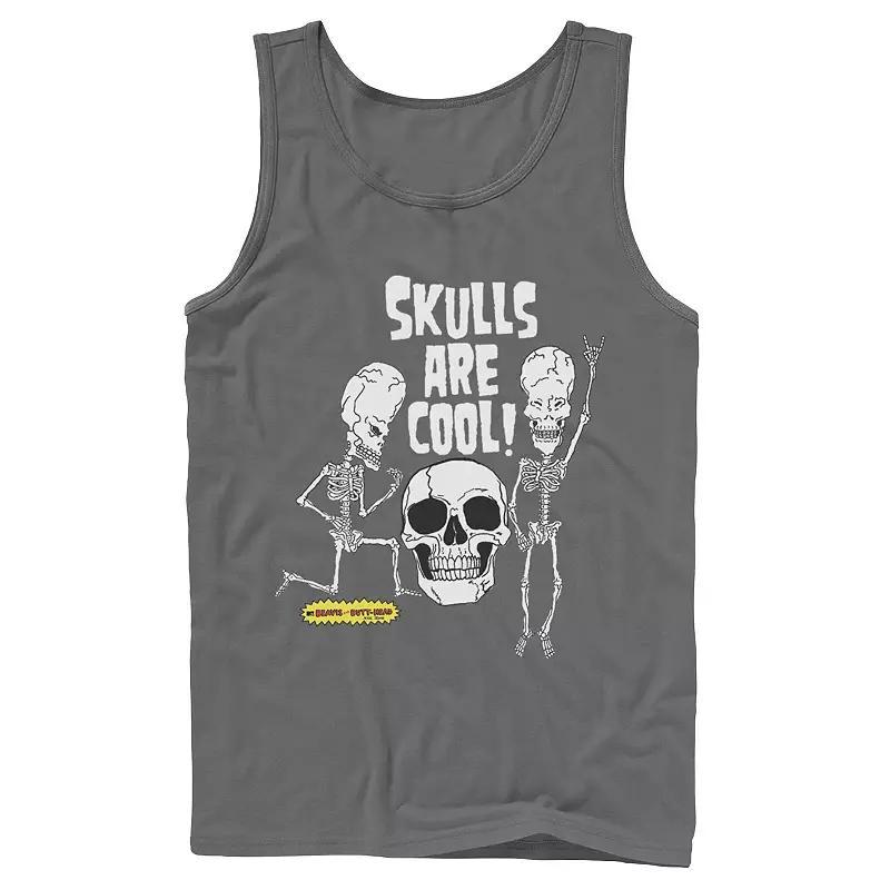 Men's Beavis and Butt-Head "Skulls Are Cool" Tank Top, Size: XL, Black Product Image