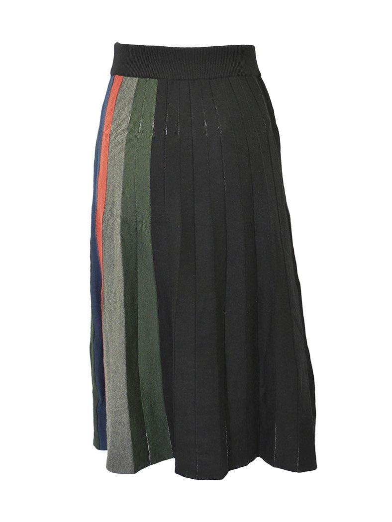 Modaliani Knit Striped Skirt Product Image